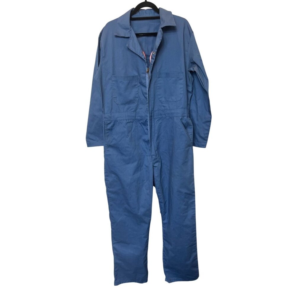 Men's Blue Work Coverall Jumpsuit